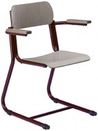 chaises-appui-sur-table-rouge-acoudoirs